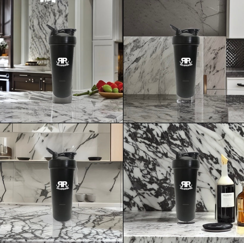 Black Shaker Bottle